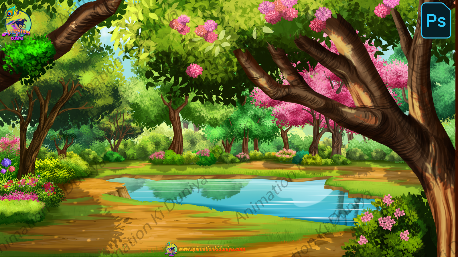 Jungle - PSD Background 4K quality - Background