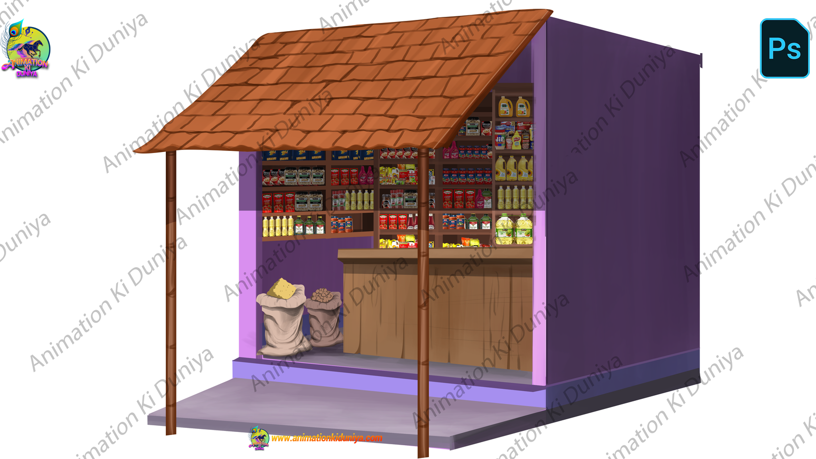 Village shop - Quality 4k