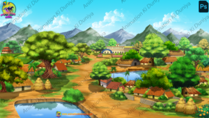 Top View Background - Top village Background - Quality 4k