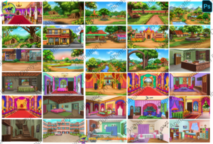 30 PSD Background Bundle set 4k Quality