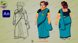 Village Old Woman Character