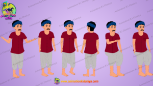 Village Man Full Rigged Character Animation