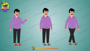 Village Man Full Rigged Character Animation