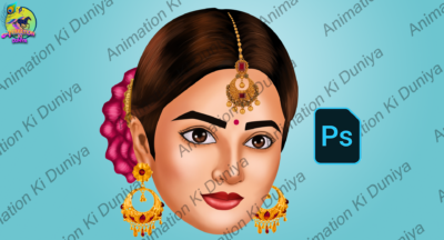Village Woman PSD Face