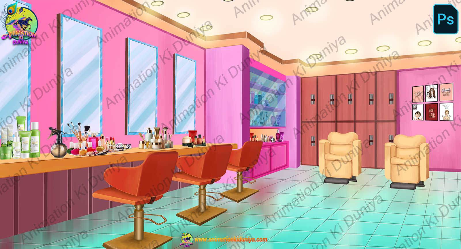 Beauty Parlour Background