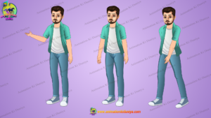Young Boy Full Rigged Animation Character