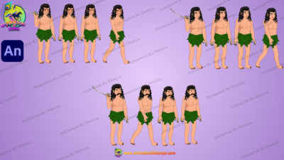 Aadivashi Cartoon Character