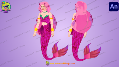 Mermaid (Jalpari ) Cartoon Character