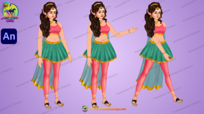 Rajkumari PSD Animated Character