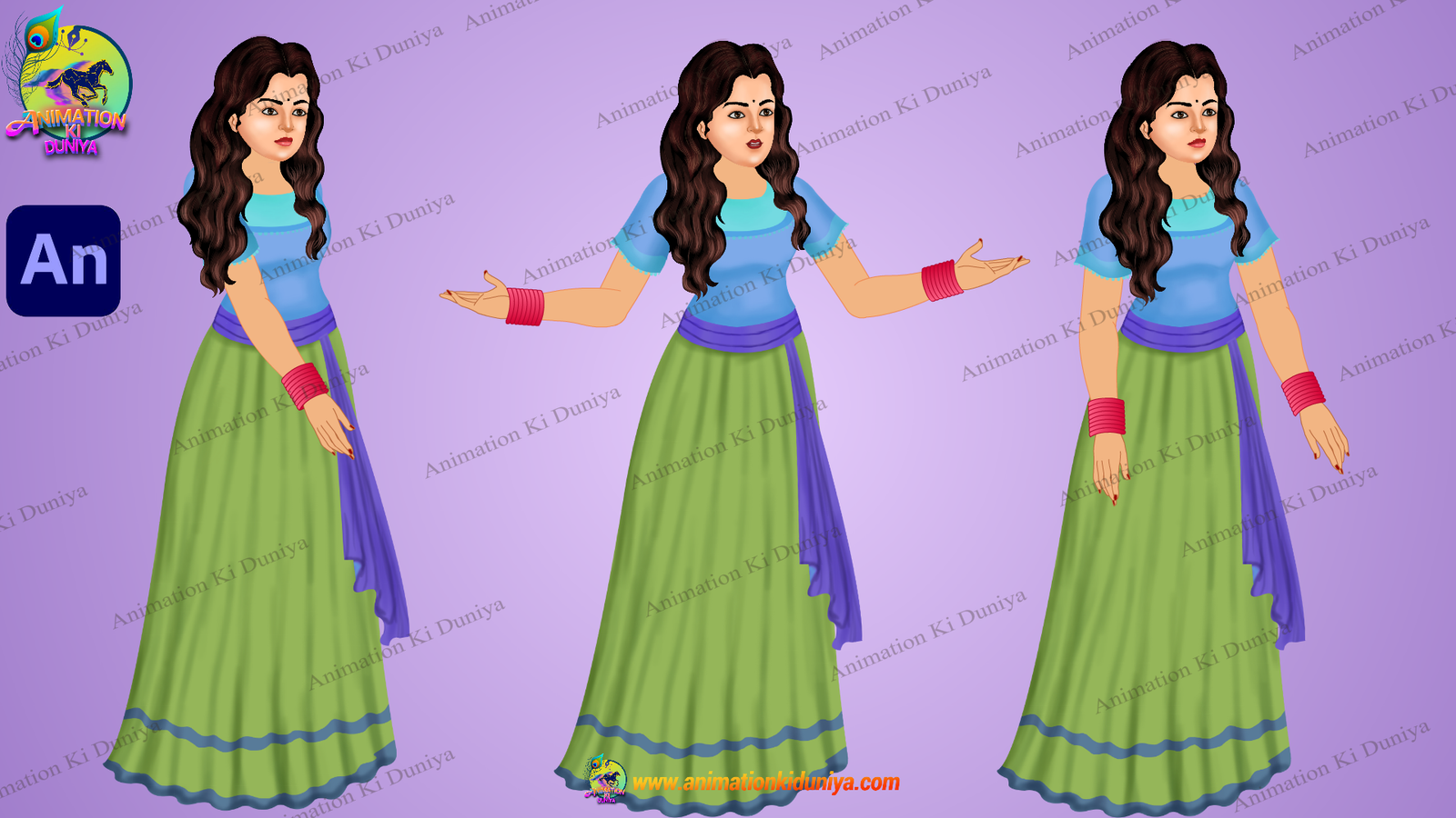 Village Girl Character