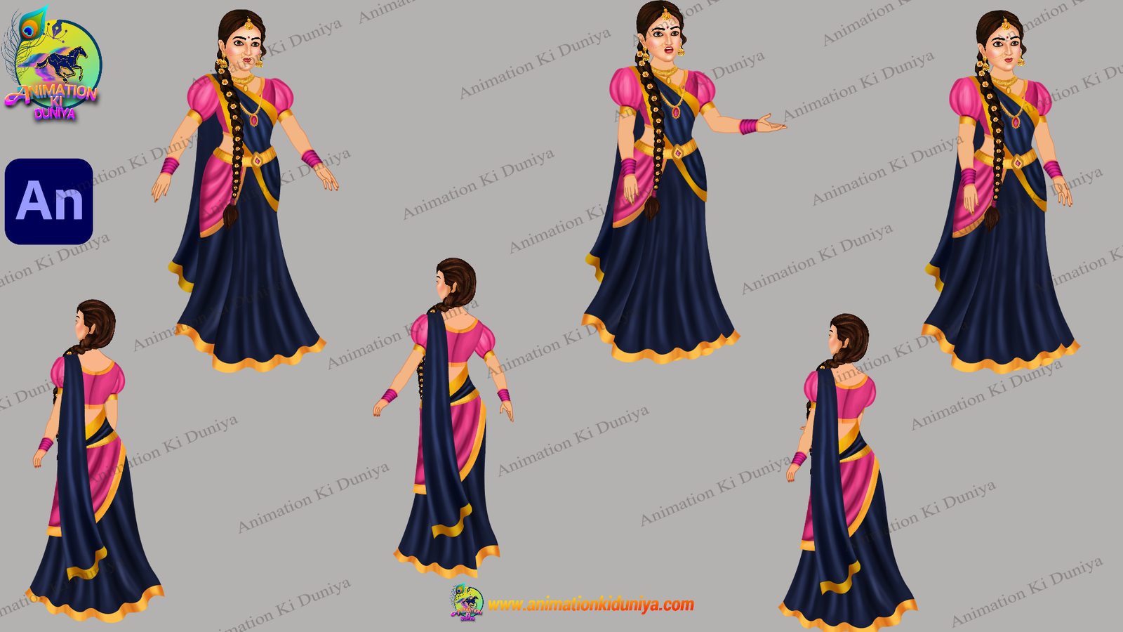 Rajkumari Cartoon Character