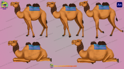 Camel ( ऊंट ) Cartoon Character