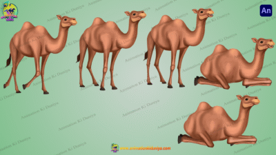 Camel ( ऊंट ) Cartoon Character