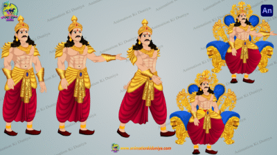 Raja Cartoon Character
