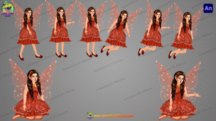 Fairytale Beautiful Angel ( Pari ) Cartoon Character
