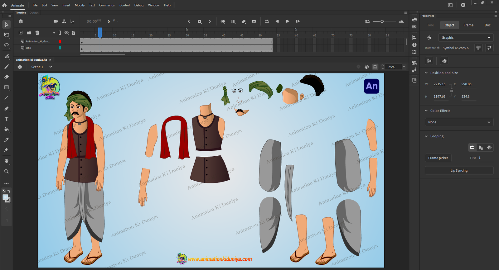 Rajkumar - King Character - Raja - Animation Ki Duniya