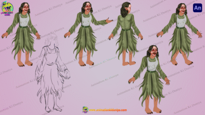 Ghost ( Horror Character ) “Rigged and Animated” Character