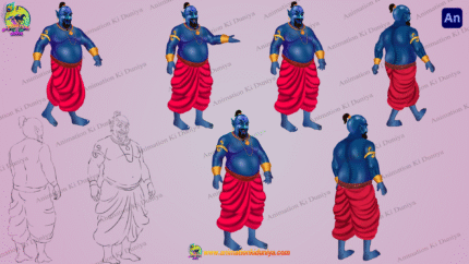 Jinn Cartoon Character