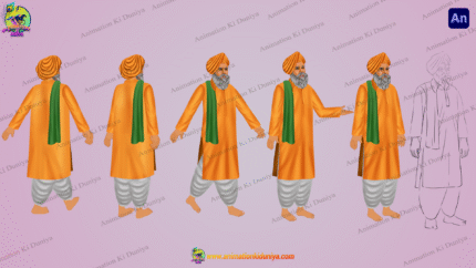 Shardar jii ( sheth jii ) cartoon character