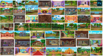52+ PNG Indian Village Backgrounds Bundle High Quality