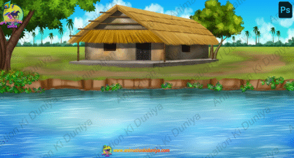 Indian Village River Side High Quality PSD Background - Village background