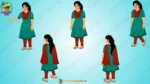 Mega 2D Animation Bundle: 20+ Indian Cartoon Characters & 25+ Village PNG Backgrounds(Gareeb Kissan, Sadhu Baba , lakaddhara , Boodhi Amma, Village Man Bundle set ) - Image 43