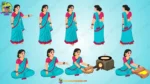 Mega 2D Animation Bundle: 20+ Indian Cartoon Characters & 25+ Village PNG Backgrounds(Gareeb Kissan, Sadhu Baba , lakaddhara , Boodhi Amma, Village Man Bundle set ) - Image 11
