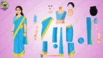 Basudha 42 Years Old Indian Mother Character Multiple Poses | Animation Ki Duniya - Image 2