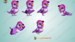 21+ Cute Cartoon Birds Bundle | Animation Ki Duniya - Image 5