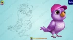 21+ Cute Cartoon Birds Bundle | Animation Ki Duniya - Image 4