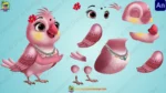 21+ Cute Cartoon Birds Bundle | Animation Ki Duniya - Image 6