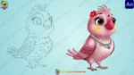 21+ Cute Cartoon Birds Bundle | Animation Ki Duniya - Image 7