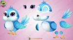 21+ Cute Cartoon Birds Bundle | Animation Ki Duniya - Image 23
