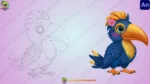 21+ Cute Cartoon Birds Bundle | Animation Ki Duniya - Image 13