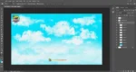 Day Sky with White Clouds PSD Background | Animation Ki Duniya - Image 2