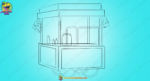 Golgappa Stall ( Thela )2D Prop for Animation | Animation Ki Duniya - Image 2