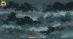 Dark Stormy Rain Sky PSD Background for Animation | Animation Ki Duniya