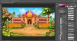 80+ Mega Cartoon Background Bundle PSD – Ultimate Collection of Village, Palace & Nature | Animation Ki Duniya - Image 18
