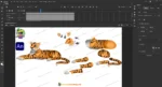 Cute Cartoon Tiger Character – Wild Animal Walking & Resting Poses for 2D Animation | Animation Ki Duniya - Image 4