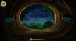 Hollow Tree Inside ( Birds inside tree holl ) PSD Background | Animation Ki Duniya