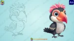 21+ Cute Cartoon Birds Bundle | Animation Ki Duniya - Image 10