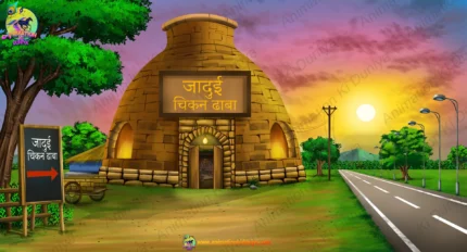 Magical Chicken Dhaba Restaurant PSD Background | Animation Ki Duniya