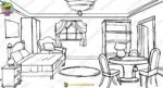 Magical Diamond Room Interior ( Birds ) PSD Background | Animation Ki Duniya - Image 2