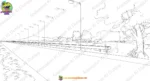 Highway Road with Street Lights PSD Background for Animation | Animation Ki Duniya - Image 2