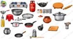 Kitchen Items 2D Prop Set | Animation Ki Duniya