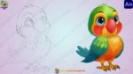 21+ Cute Cartoon Birds Bundle | Animation Ki Duniya - Image 43