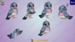 21+ Cute Cartoon Birds Bundle | Animation Ki Duniya - Image 52