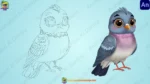 21+ Cute Cartoon Birds Bundle | Animation Ki Duniya - Image 48