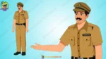 Male Police Officer Animated Character | Animation Ki Duniya - Image 4