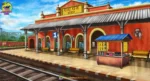 Indian Railway Station Platform PSD Background for Animation | Animation Ki Duniya